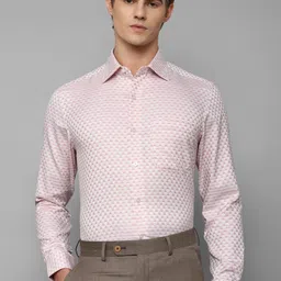 Louis Philippe Classic Fit Abstract Printed Pure Cotton Formal Shirt-image-54