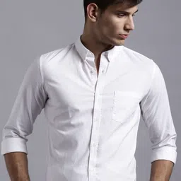 FUBAR Slim Fit Spread Collar Formal Shirt image 1