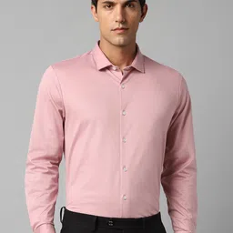 Louis Philippe Slim Fit Spread Collar Long Sleeves Pure Cotton Formal Shirt-image-40