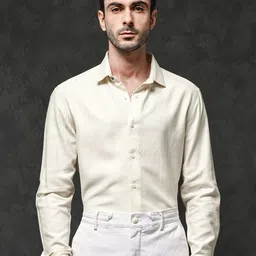 RARE RABBIT Classic Fit Spread Collar Long Sleeves Cotton Formal Shirt-picture-10