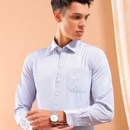 the indian garage co. x luxe Luxe by TIGC Slim Fit Spread Collar Cotton Formal Shirt-picture-17