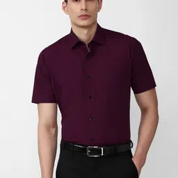 Van Heusen Men Purple Cotton Formal Shirt-picture-29