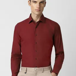 Van Heusen Slim Fit Spread Collar Pure Cotton Formal Shirt-image-62