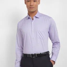 Allen Solly Spread Collar Slim Fit Pure Cotton Formal Shirt-picture-14