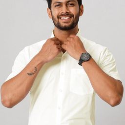 Ramraj Standard Tailored Fit Short Sleeves Formal Shirt-picture-32