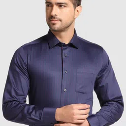 Blackberrys India Slim Fit Striped Spread Collar Long Sleeves Formal Shirt-picture-38