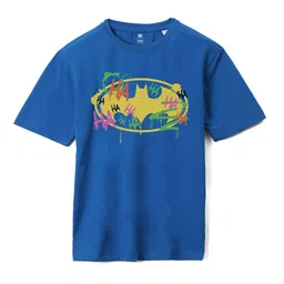 Wear Your Mind Boys Batman Printed Oversized Pure Cotton T-shirt-picture-29