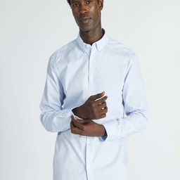KIABI Button-Down Collar Cotton Opaque Casual Shirt-picture-25