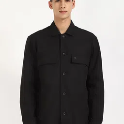 Calvin Klein Jeans Men Spread Collar Solid Cotton Casual Shirt-image-28