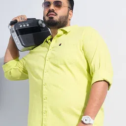 hardsoda by the indian garage co HARDSODA Men Plus Size Casual Cotton Shirt-picture-37