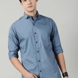THE HOLLANDER Standard Cotton Casual Shirt-image-49