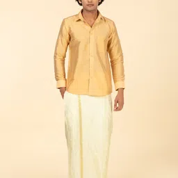 TATTVA Relaxed Slim Fit Opaque Ethnic Shirt-picture-38