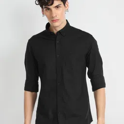 Flying Machine Slim Fit Pure Cotton Casual Shirt-image-46
