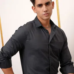 LOCOMOTIVE Slim Fit Premium Cotton Occasion Shirt-image-52