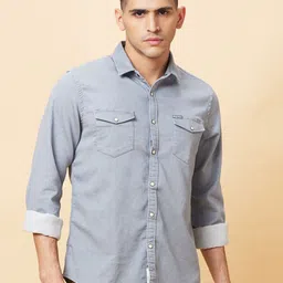 Being Human Men Slim Fit Opaque Casual Shirt-picture-30