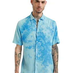Banana Club Slim Fit Abstract Printed Casual Shirt-picture-12