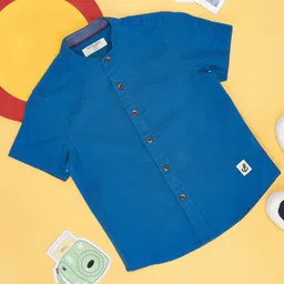 Pantaloons Junior Boys Spread Collar Casual Shirt-picture-13