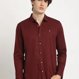 URBARO Men Smart Slim Fit Opaque Casual Shirt-image-20