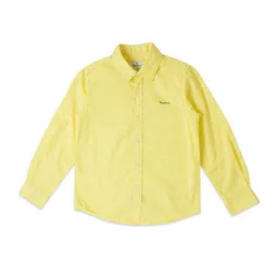 Pepe Jeans Boys Spread Collar Relaxed Cotton Casual Shirt-picture-0