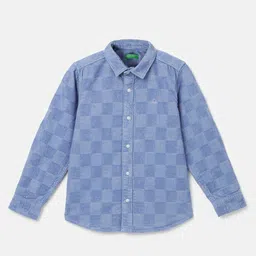 United Colors of Benetton Boys Checked Cotton Casual Shirt-picture-33