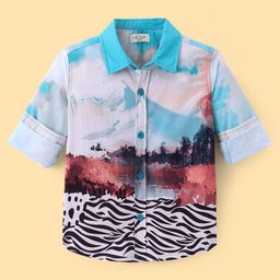 ARIAS By LARA DUTTA Boys Opaque Checked Casual Shirt-picture-1