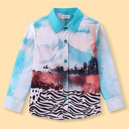 ARIAS By LARA DUTTA Boys Opaque Checked Casual Shirt-picture-2
