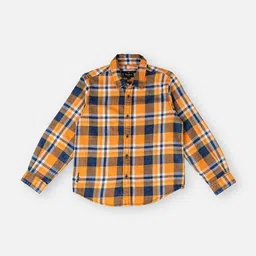 Pepe Jeans Boys Tartan Checked Pure Cotton Casual Shirt-picture-45