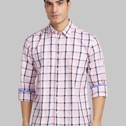 Parx Men Slim Fit Opaque Checked Casual Shirt-picture-33