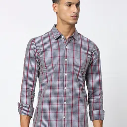 Being Human Slim Fit Cotton Casual Shirt-image-76