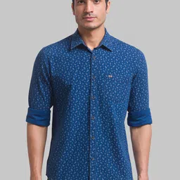 Parx Slim Fit Floral Printed Cotton Casual Shirt-picture-19