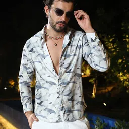 Campus Sutra Classic Abstract Printed Casual Shirt-picture-22
