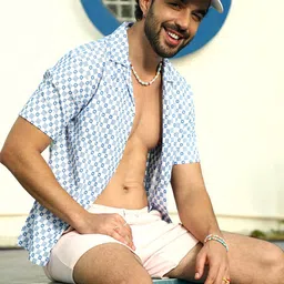 Campus Sutra Classic Geometric Printed Casual Shirt-picture-24