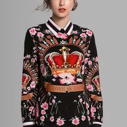 JC Collection Women Multicoloured Floral Printed Casual Shirt-image-75