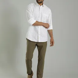 Indian Terrain Slim Fit Floral Printed Cotton Casual Shirt-picture-41