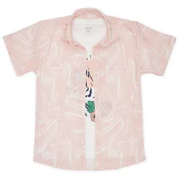 CAVIO Boys Comfort Abstract Printed Casual Pure Cotton Shirt With T-Shirt-picture-13