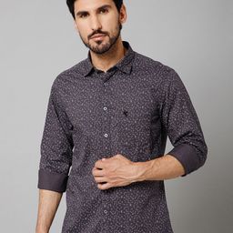 Cantabil Comfort Floral Printed Cotton Casual Shirt-picture-23