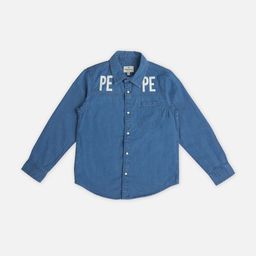 Pepe Jeans Boys Opaque Printed Denim Casual Shirt-picture-36