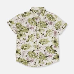 Pepe Jeans Boys Floral Printed Pure Cotton Casual Shirt-picture-16
