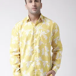 Hangup Floral Printed Slim Fit Casual Shirt-picture-10