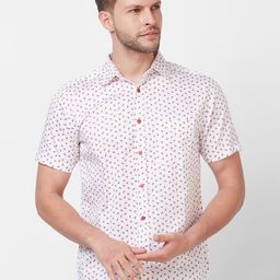 GIORDANO Slim Fit Opaque Printed Casual Shirt-picture-48