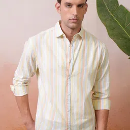 locomotive "Locomotive Premium Men Striped Relaxed   Shirt"-picture-17