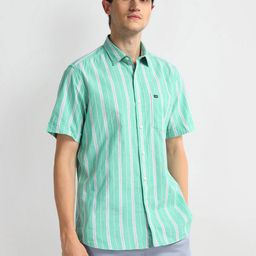 Arrow Sport Striped Cotton Casual Shirt-picture-30