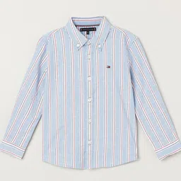 Tommy Hilfiger Boys Multi Stripes Opaque Striped Casual Shirt-image-14