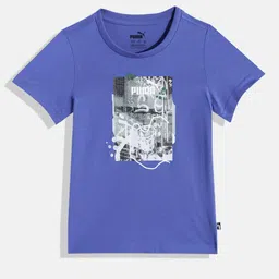 Puma Boys Printed Essential+ STREET ART Graphic Regular Fit Pure Cotton T-shirt-picture-37