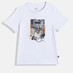 Puma Boys Printed Essential Street Art Pure Cotton Regular fit T-shirt-picture-35