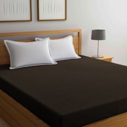 Arrabi Brown Quilted Waterproof  210GSM King Size Mattress Protector-picture-10