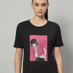 MKH Graphic Print Dri-FIT Drop-Shoulder Sleeves Relaxed Fit T-shirt-picture-38