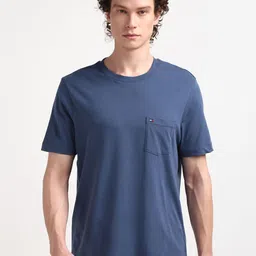 Tommy Hilfiger Men Cotton Round Neck Pocket T-shirt-picture-30