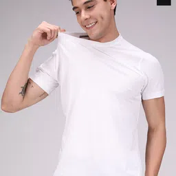 SPORTO Pack Of 2 Round Neck Short Sleeves Cotton T-shirts-picture-36