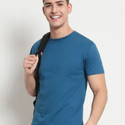 Beyoung Round Neck Short Sleeves Cotton Casual T-shirt-image-43